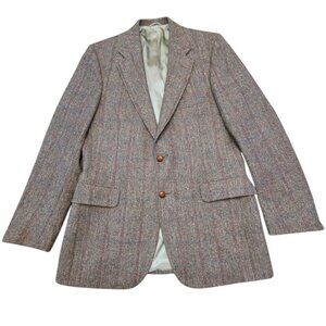 Vintage Wool Herringbone COLOURS BY ALEXANDER JULIAN Sport Coat Blazer size 42R